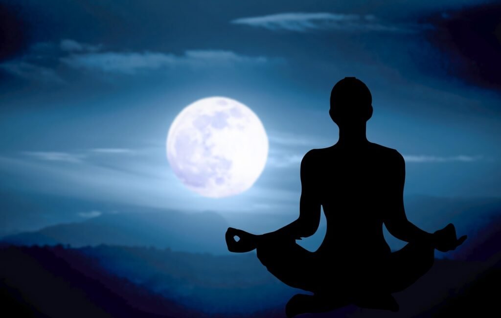 meditation, yoga, health, mental, psychology, mind, landscape, night, person, moon, darling, thinking, meditation, meditation, yoga, yoga, mental, psychology, psychology, mind, mind, mind, mind, mind boost mental health