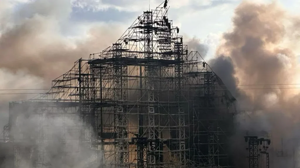 Tomorrowland Main Stage Engulfed in Flames