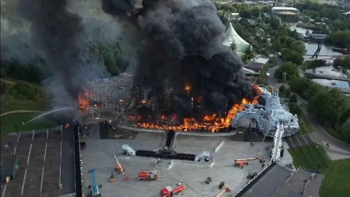 Tomorrowland Main Stage Engulfed in Flames

