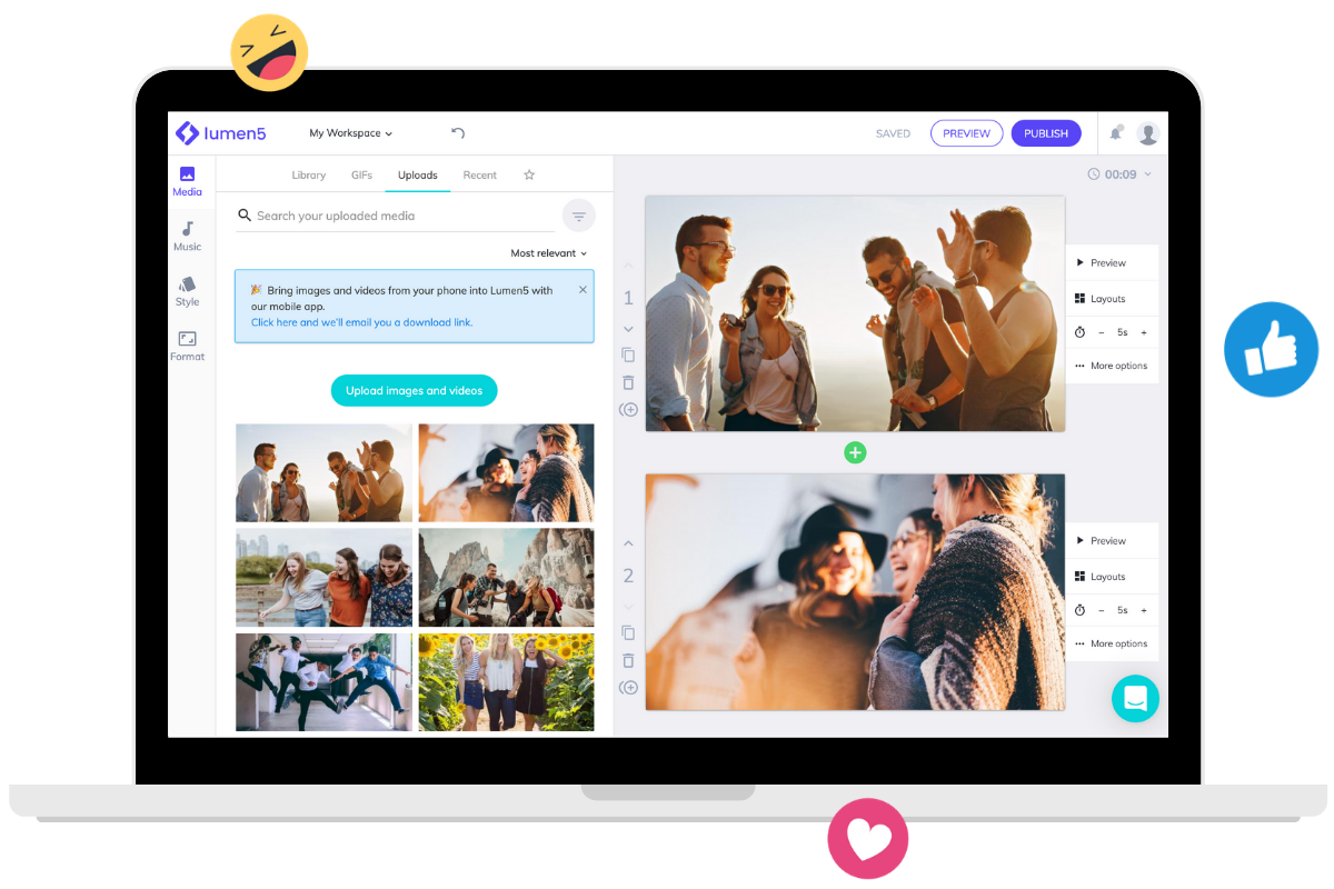 Lumen5 (AI Video Marketing)
