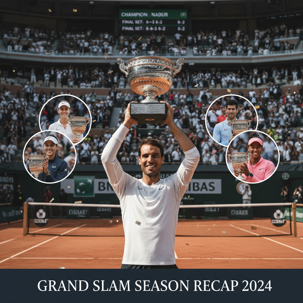 a recap of major tennis tournaments