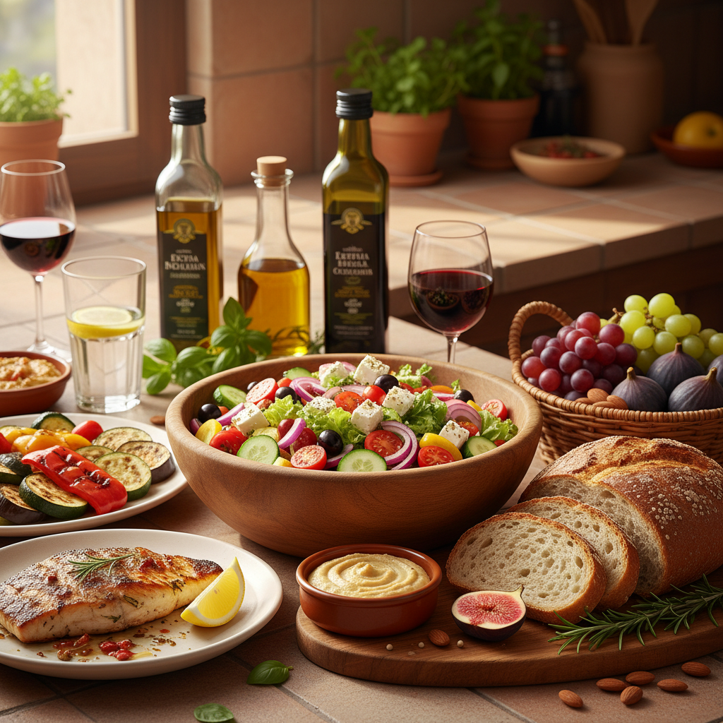 benefits of a Mediterranean diet for heart health