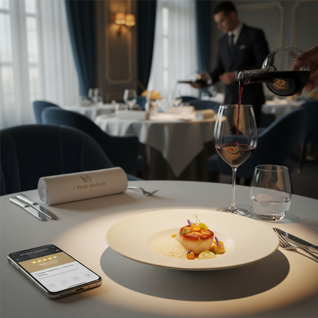 restaurant review of a Michelin-starred restaurant